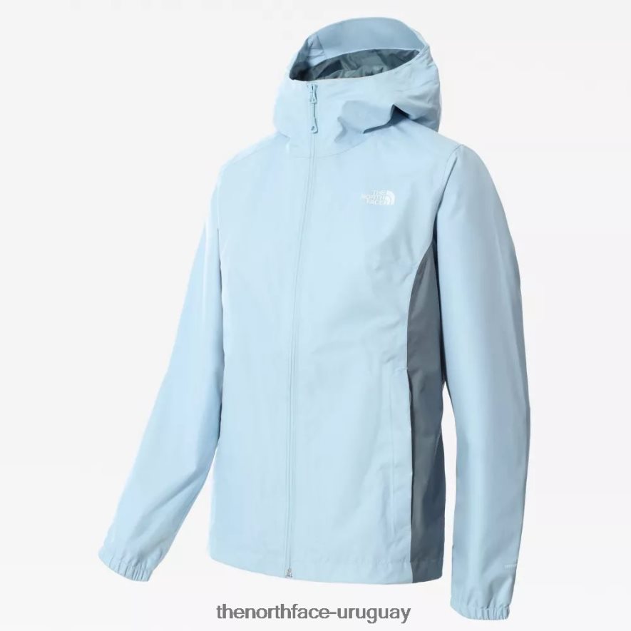 chaqueta con cremallera quest para mujer 2RRLTN902 azul beta The North Face