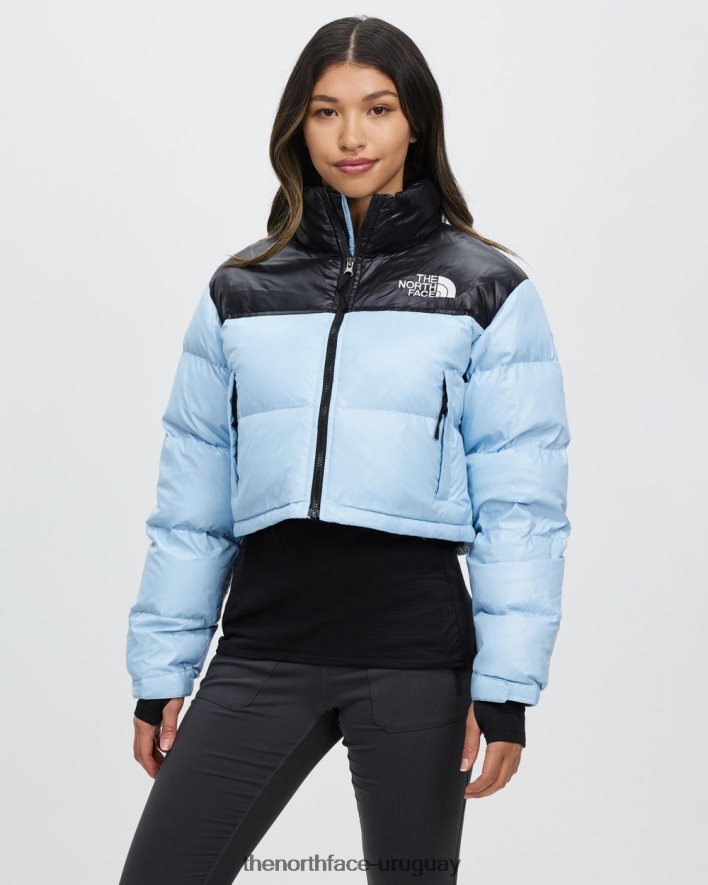 chaqueta corta nuptse 2RRLTN6866 azul beta The North Face