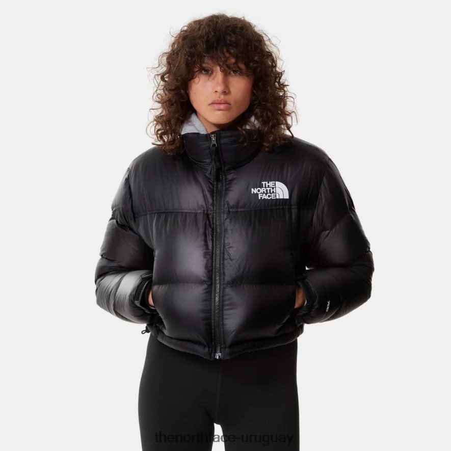 chaqueta corta nuptse mujer 2RRLTN1071 negro The North Face