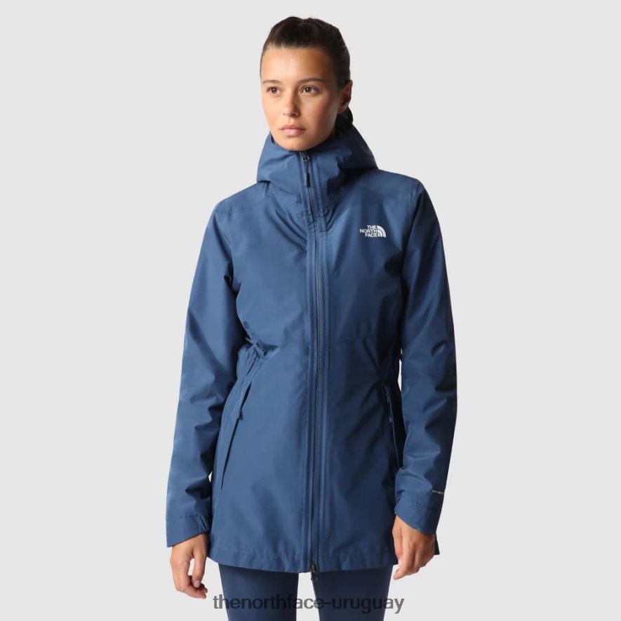 chaqueta de concha parka Hikesteller para mujer 2RRLTN84 azul sombreado The North Face