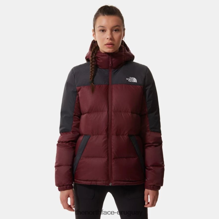 chaqueta de plumas con capucha diablo para mujer regal rojo negro 2RRLTN897 majestuoso rojo-negro The North Face