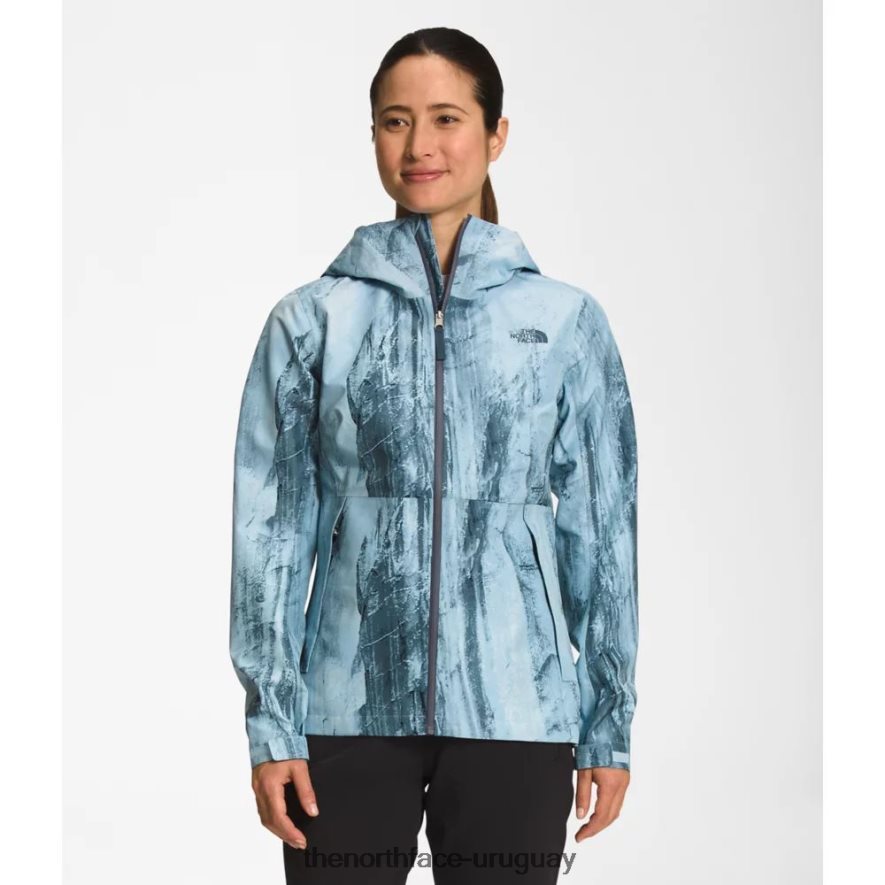 chaqueta dryzzle Futurelight estampada para mujer 2RRLTN4847 azul beta The North Face