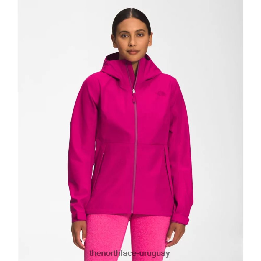 chaqueta dryzzle Futurelight mujer 2RRLTN4686 rosa fucsia The North Face