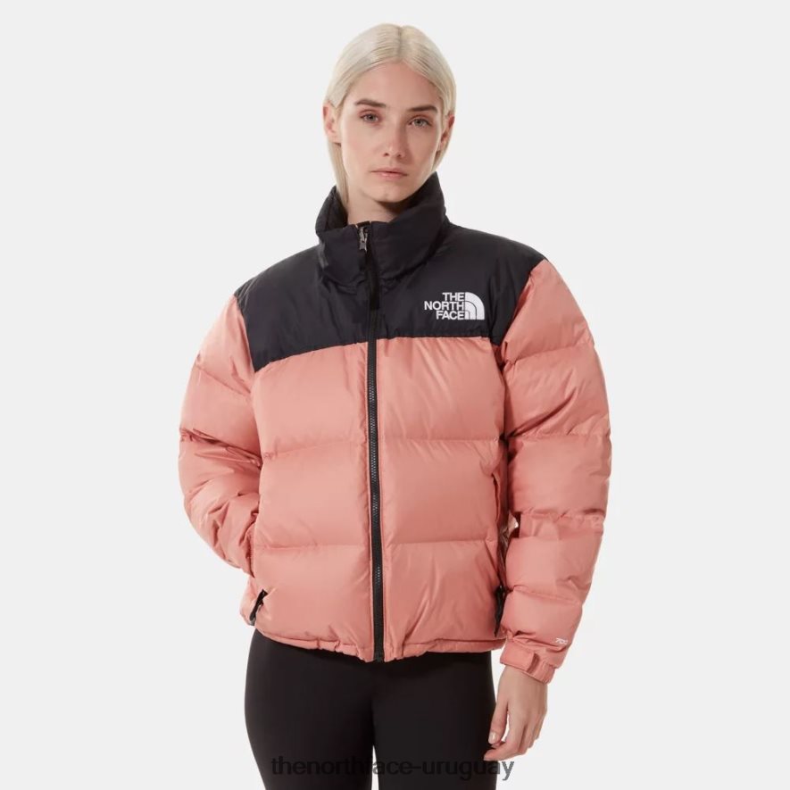 chaqueta nuptse retro mujer 1996 2RRLTN255 rosa del amanecer The North Face