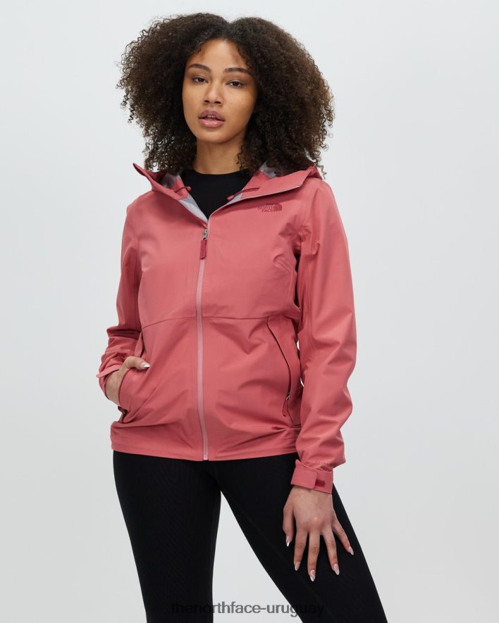 chaqueta outdoor dryzzle Futurelight 2RRLTN7204 rosa pizarra The North Face