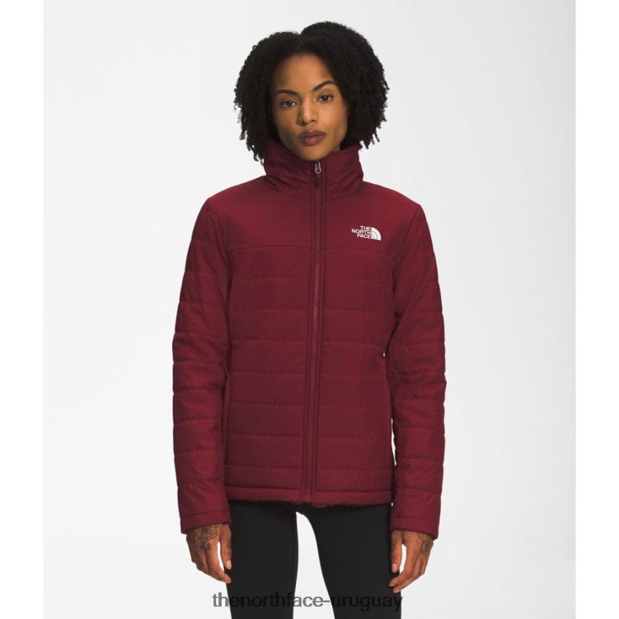 chaqueta reversible con aislamiento mossbud para mujer 2RRLTN3589 cordobés The North Face