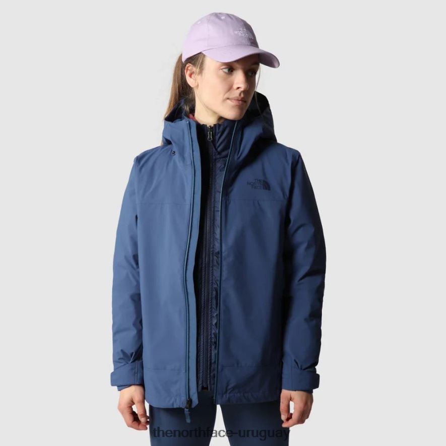 chaqueta triclimate mountain light Futurelight para mujer 2RRLTN464 azul sombreado The North Face