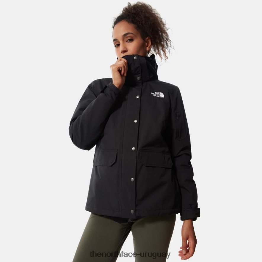 chaqueta triclimate mujer pinecroft 2RRLTN428 negro The North Face