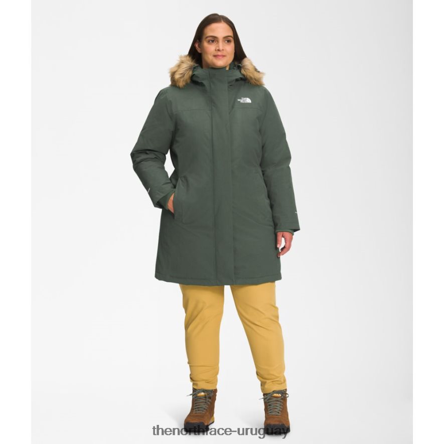 mujer más parka ártica 2RRLTN5824 tomillo The North Face