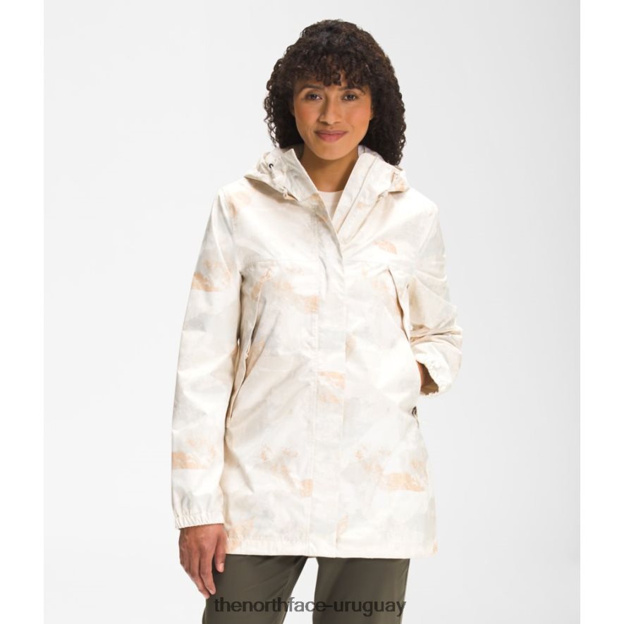 parka anora estampada mujer 2RRLTN4813 cañón de albaricoque The North Face