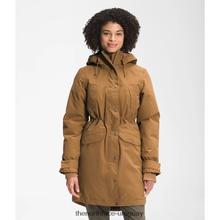 parka de nieve para mujer 2RRLTN3869 marrón utilitario The North Face