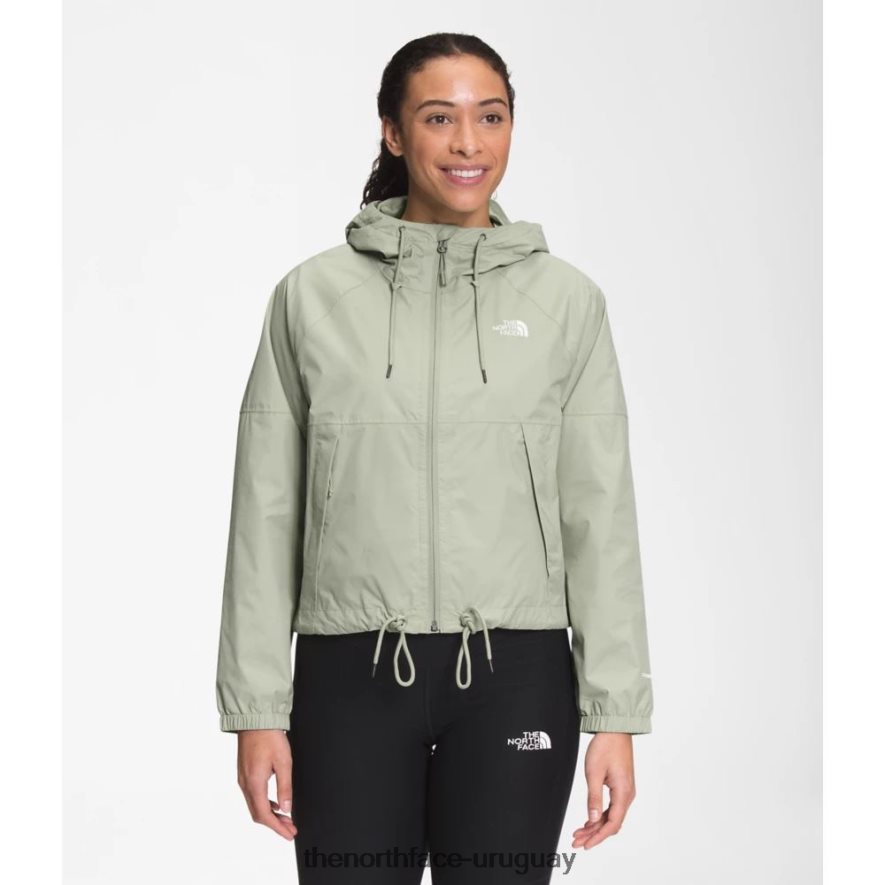 sudadera con capucha anora lluvia mujer 2RRLTN4821 té verde The North Face