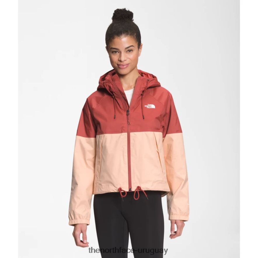 sudadera con capucha anora lluvia mujer 2RRLTN4823 especias rojas The North Face