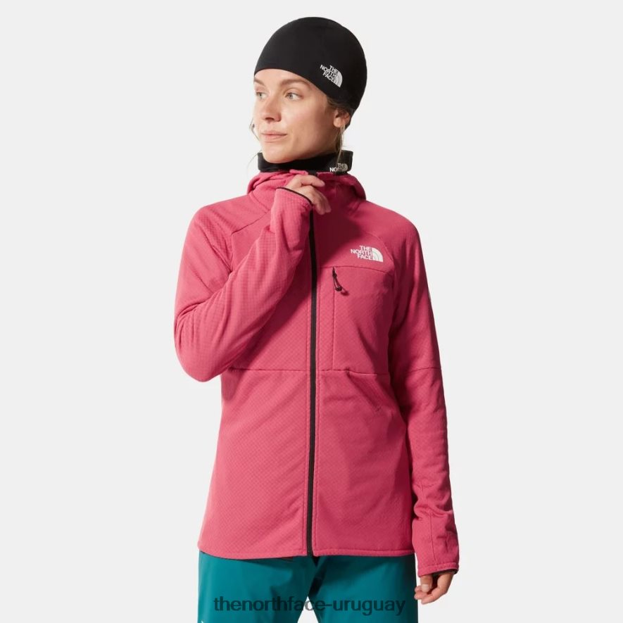 Mujer Summit Series Futurefleece chaqueta con capucha 2RRLTN1343 rosa pizarra The North Face