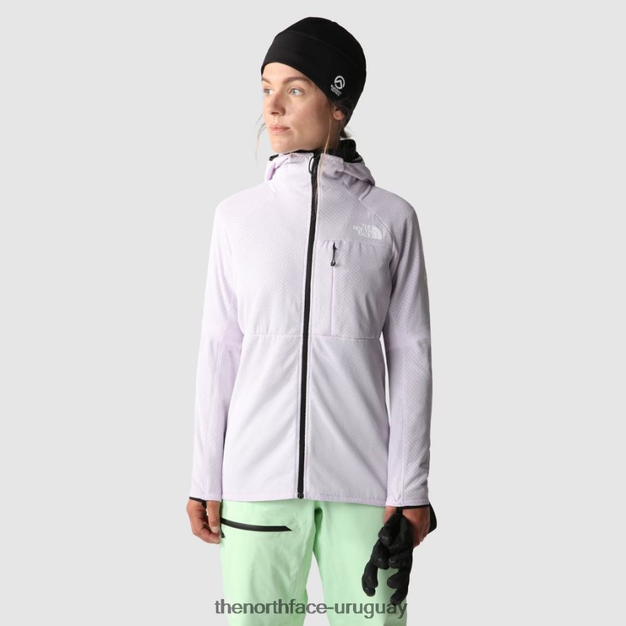 Mujer Summit Series Futurefleece chaqueta con capucha 2RRLTN1345 niebla de lavanda The North Face