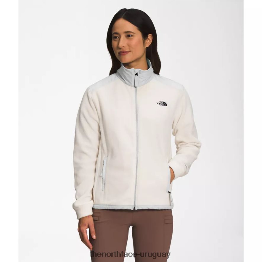 chaqueta alpina polartec 200 con cremallera completa para mujer 2RRLTN6127 blanco The North Face