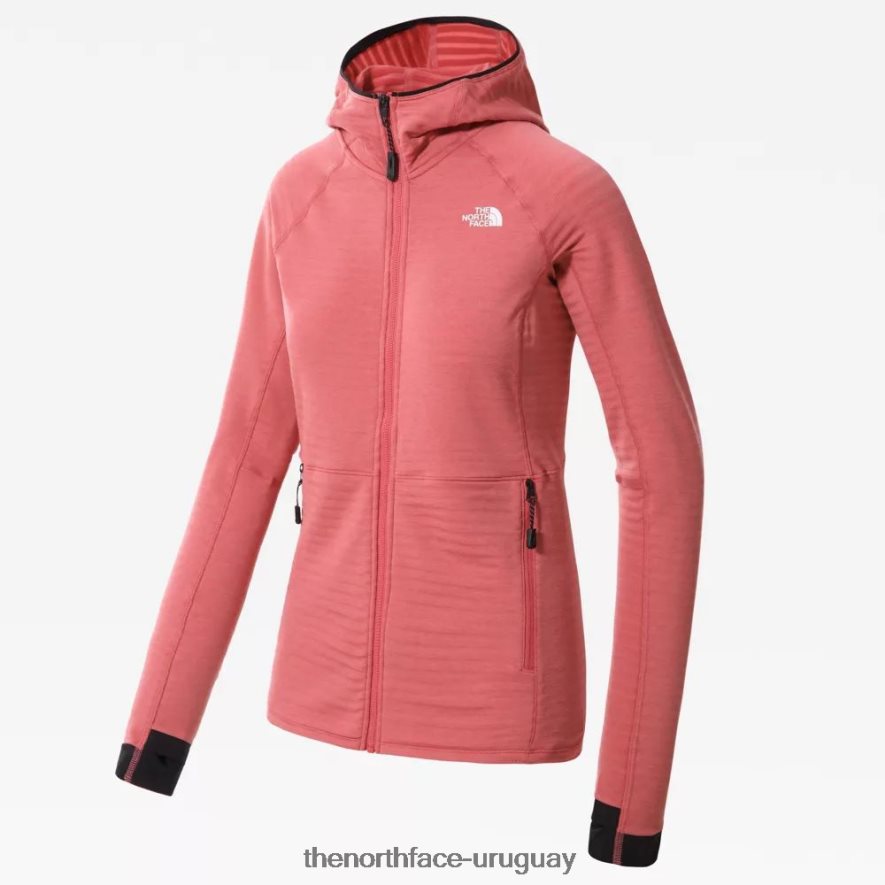 chaqueta polar circadiana para mujer 2RRLTN841 rosa pizarra The North Face