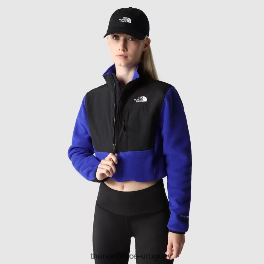 chaqueta polar recortada denali para mujer 2RRLTN1873 lapislázuli azul The North Face