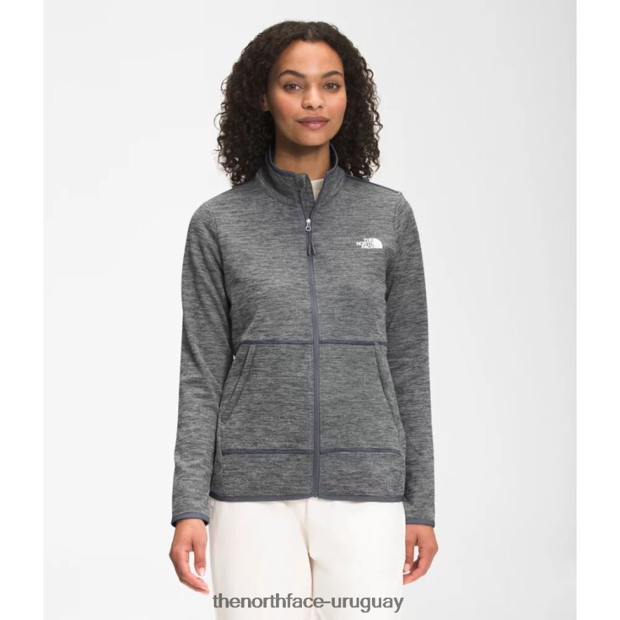 mujer canyonlands cremallera completa 2RRLTN4089 gris The North Face