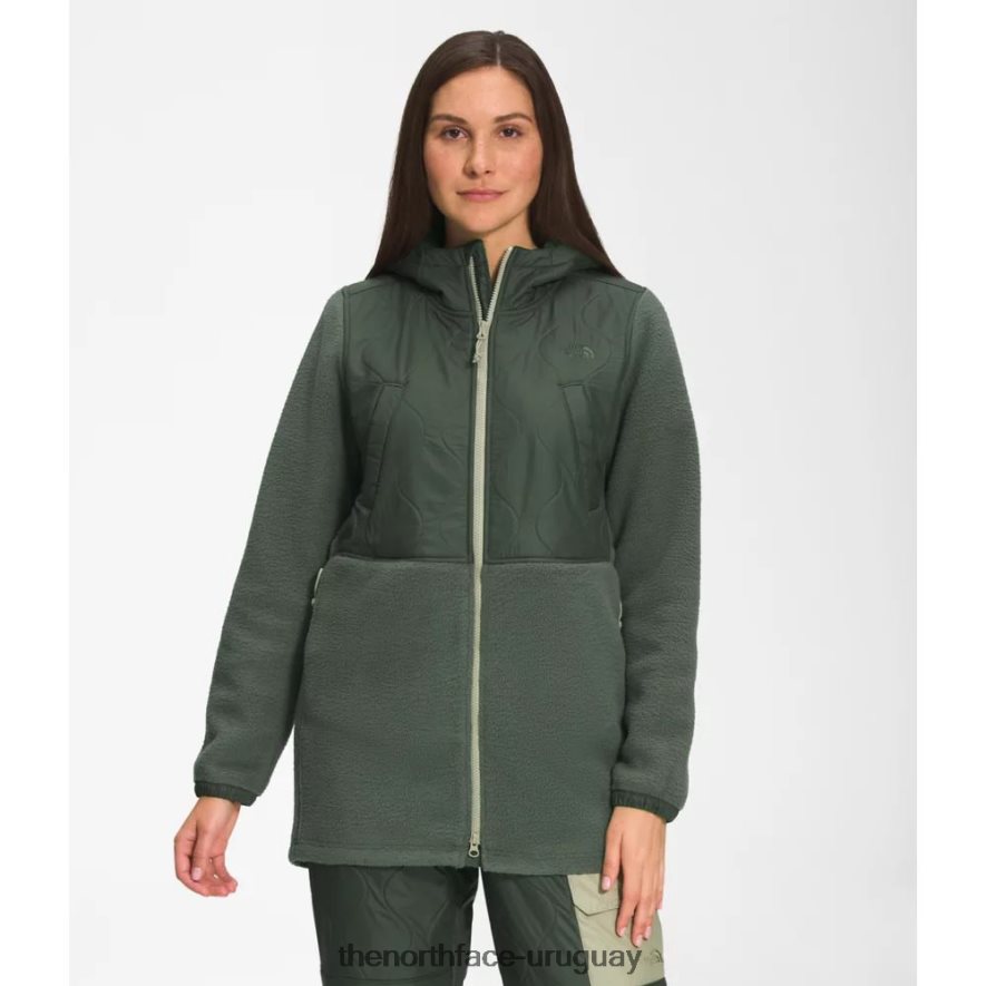 parka arco real mujer 2RRLTN5214 tomillo The North Face