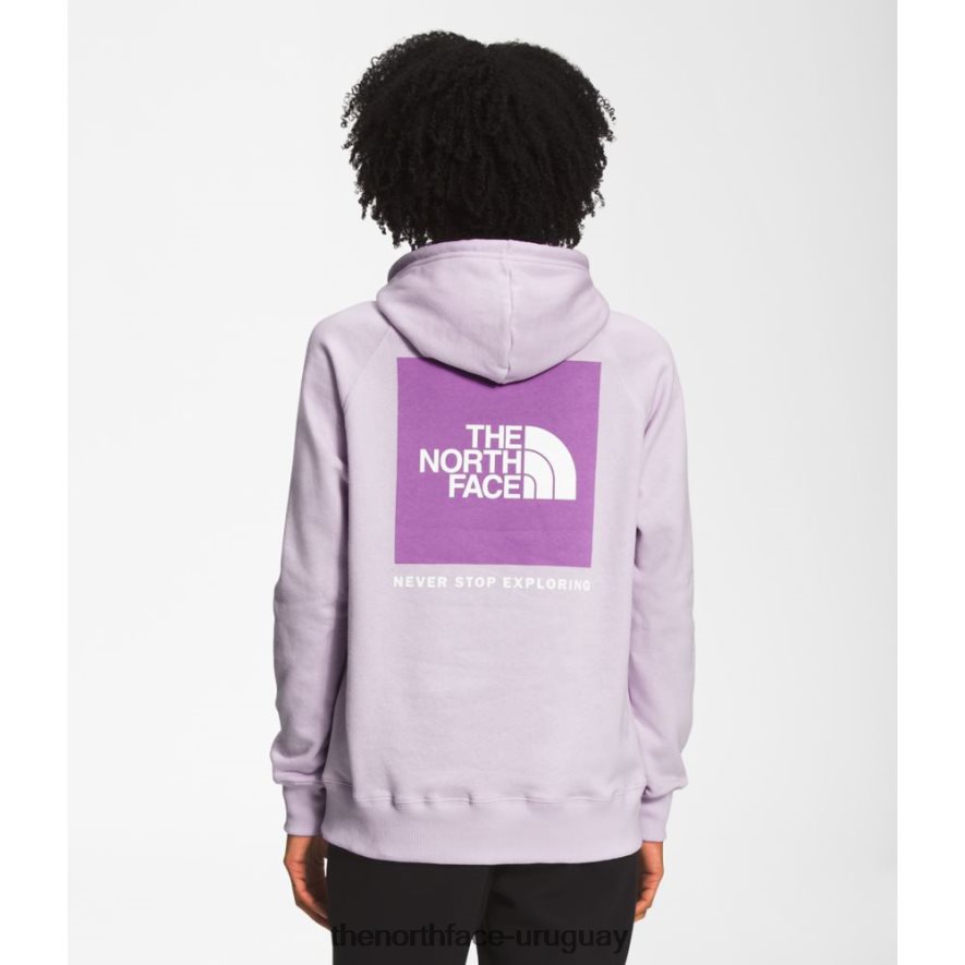 sudadera con capucha de box nse para mujer 2RRLTN5462 niebla de lavanda The North Face