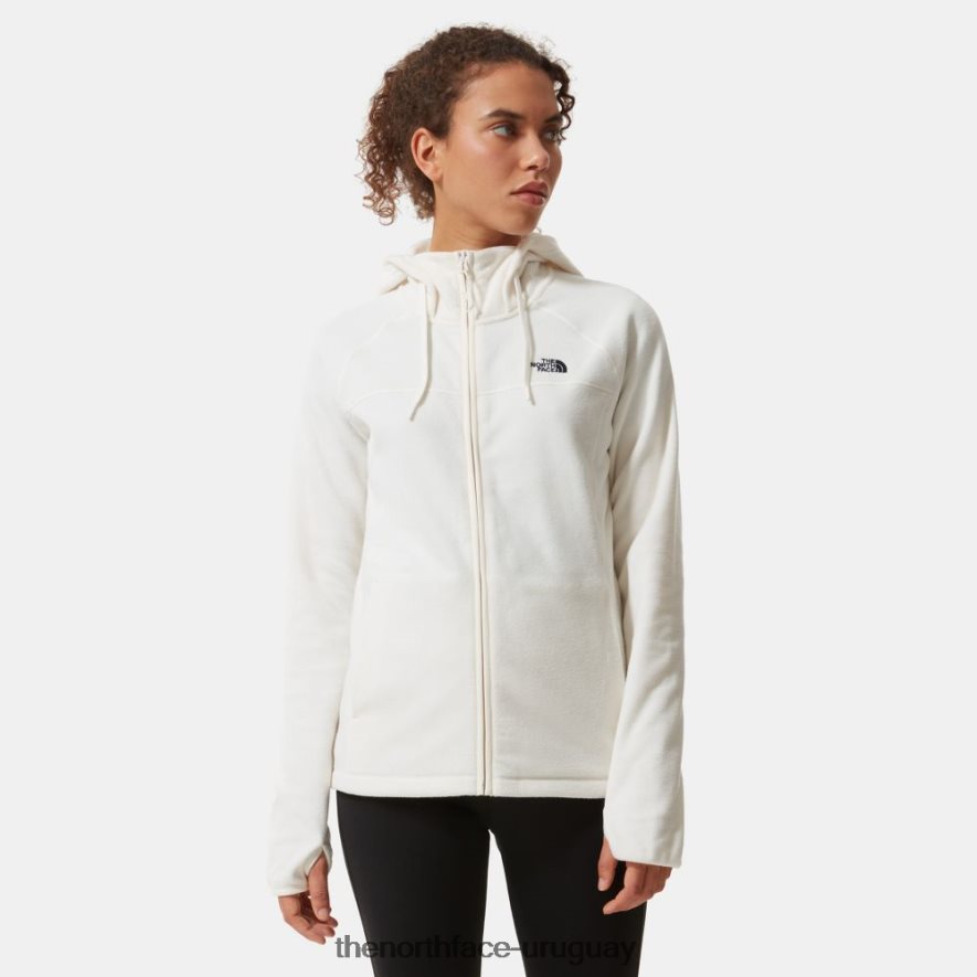 sudadera con capucha de lana con cremallera completa homesafe para mujer 2RRLTN914 blanco The North Face