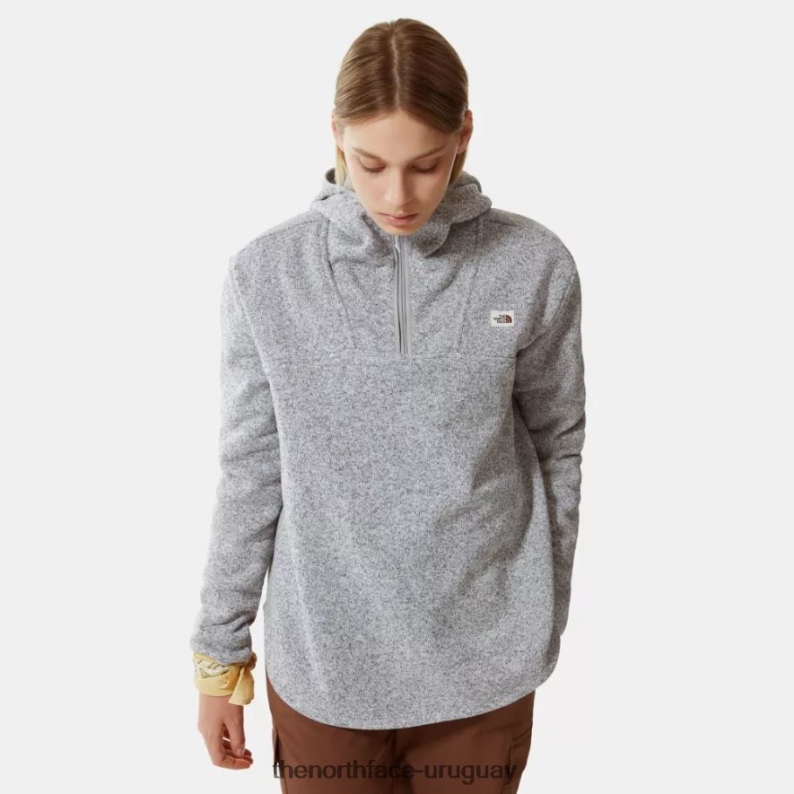 sudadera con capucha de media luna para mujer 2RRLTN962 gris The North Face