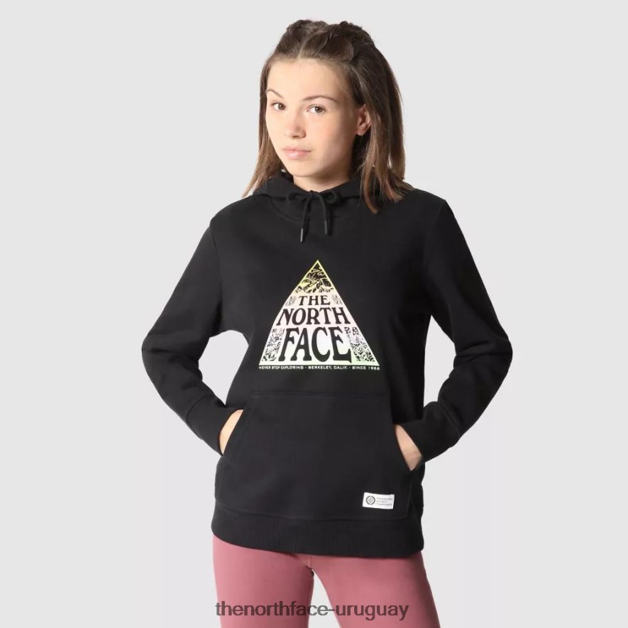 sudadera con capucha de mujer regrind 2RRLTN1935 negro The North Face