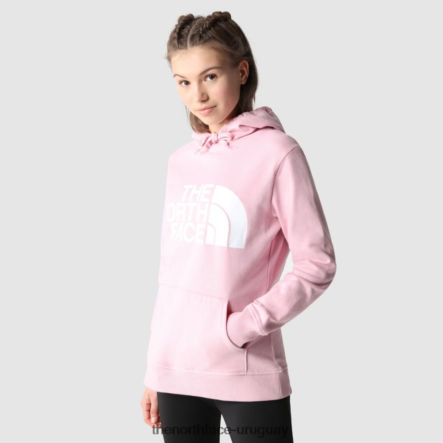 sudadera con capucha estándar para mujer 2RRLTN411 camafeo rosa The North Face