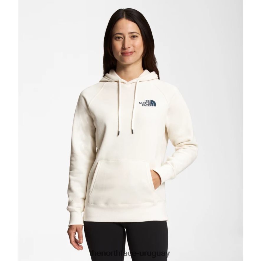 sudadera con capucha geo nse para mujer 2RRLTN5543 blanco The North Face