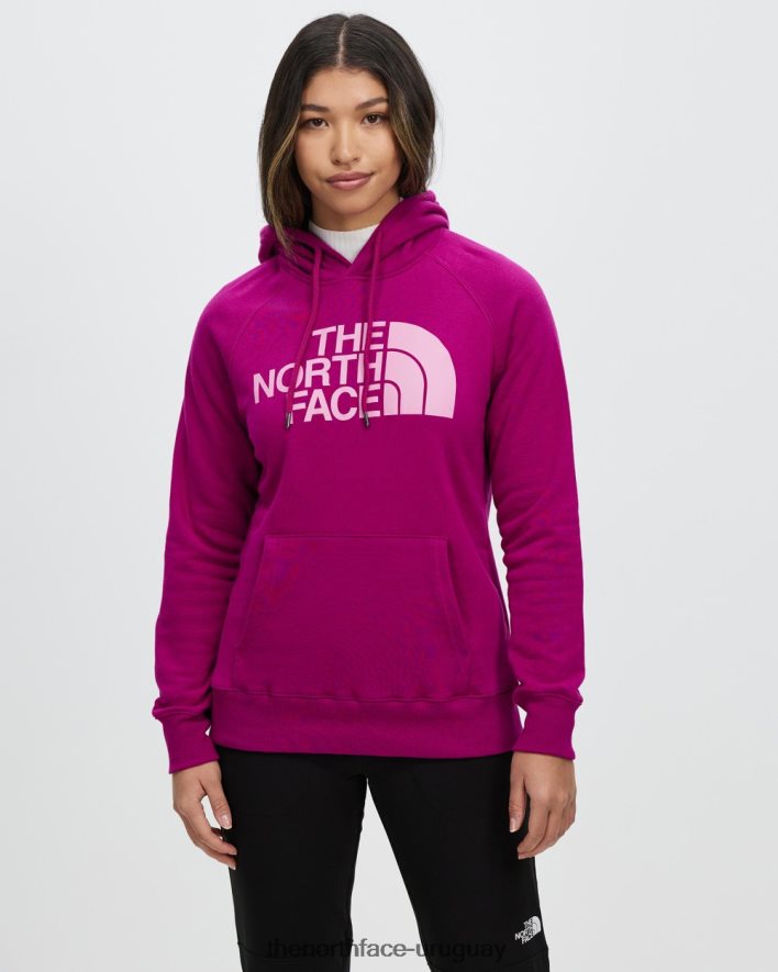 sudadera con capucha y media cúpula 2RRLTN7177 rosa roxbury The North Face