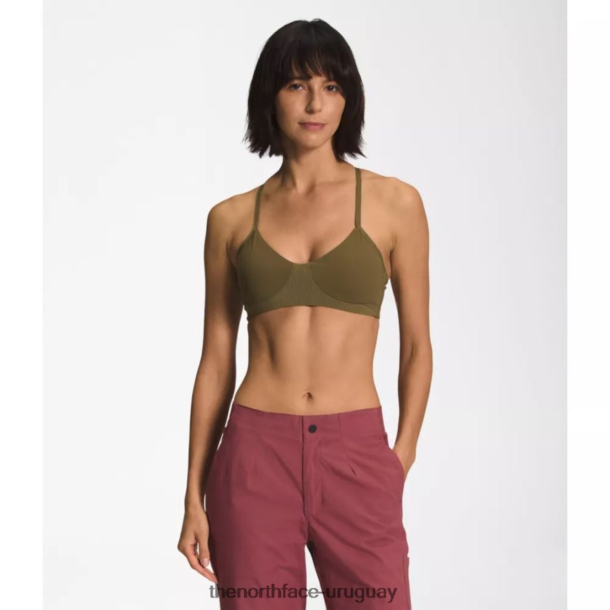 las mujeres lideran en bralette 2RRLTN4491 oliva militar The North Face