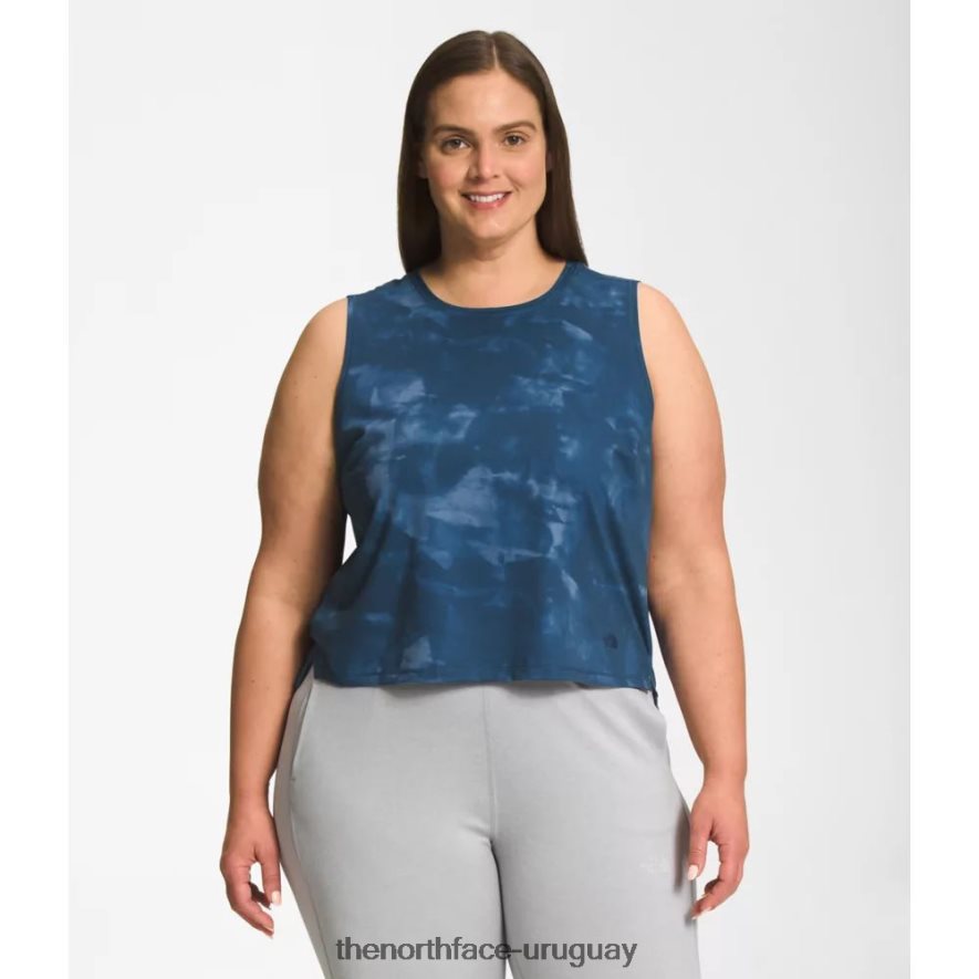 Mujer estampada más camiseta sin mangas relajada Dawndream. 2RRLTN6237 Rio Azul The North Face