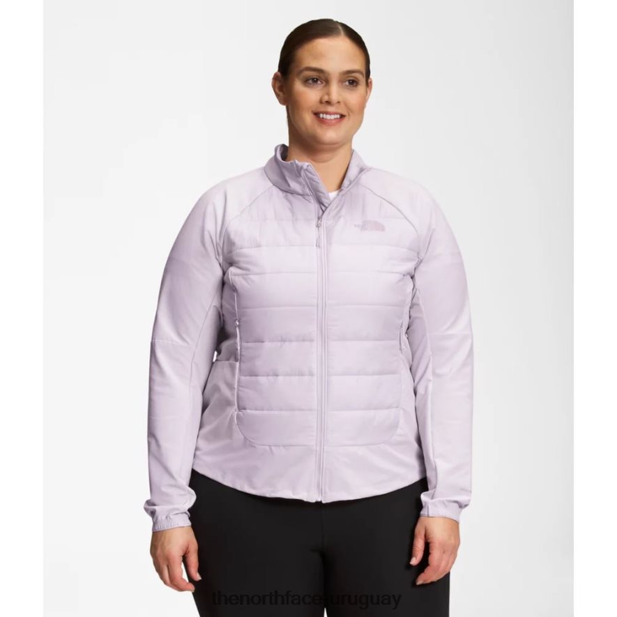 chaqueta híbrida de mujer plus refugio cove 2RRLTN4952 niebla de lavanda The North Face