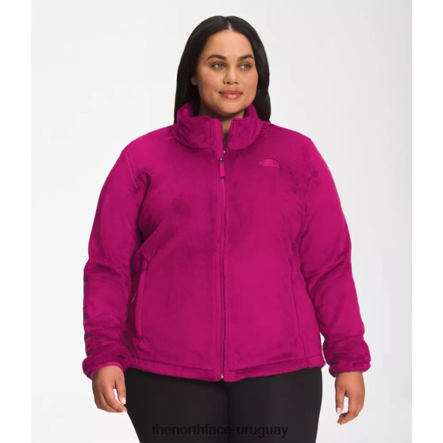 chaqueta mujer plus osito 2RRLTN5711 rosa fucsia The North Face