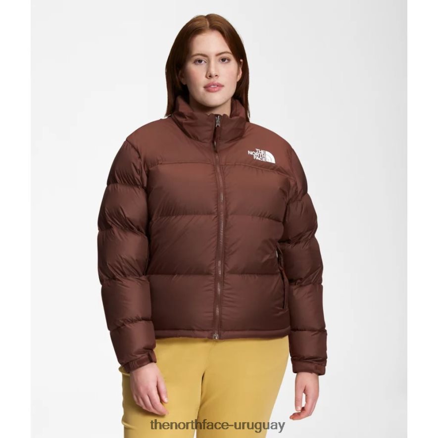 chaqueta nuptse retro 1996 mujer plus 2RRLTN5006 roble oscuro The North Face