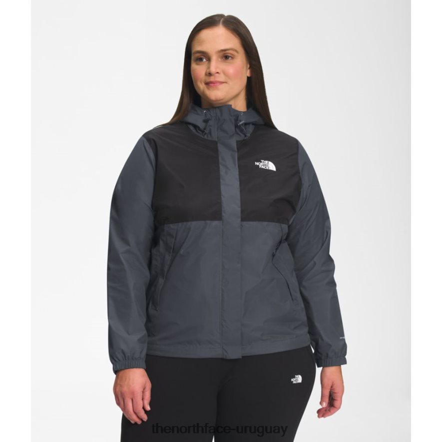 mujer más chaqueta antora 2RRLTN4971 gris The North Face