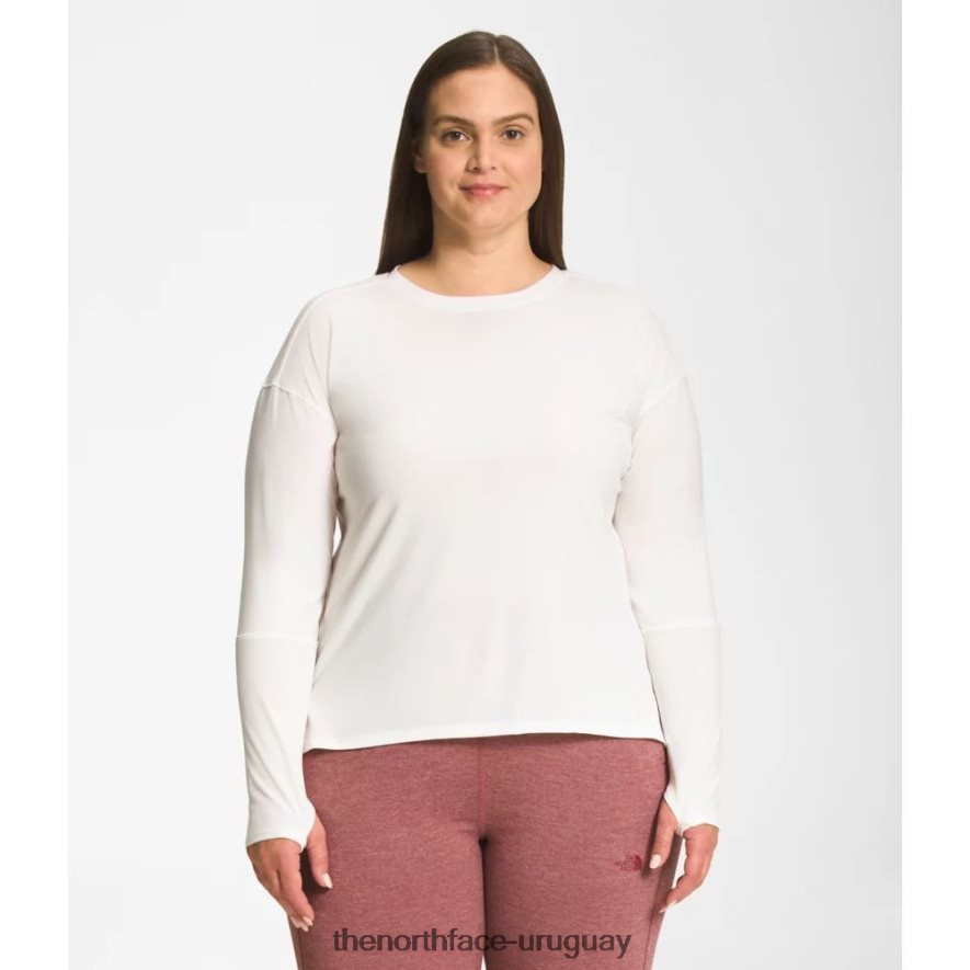 mujer plus amanecerdream manga larga 2RRLTN6153 blanco The North Face