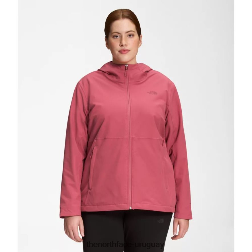 sudadera con capucha de shelbe raschel para mujer 2RRLTN4918 rosa pizarra The North Face