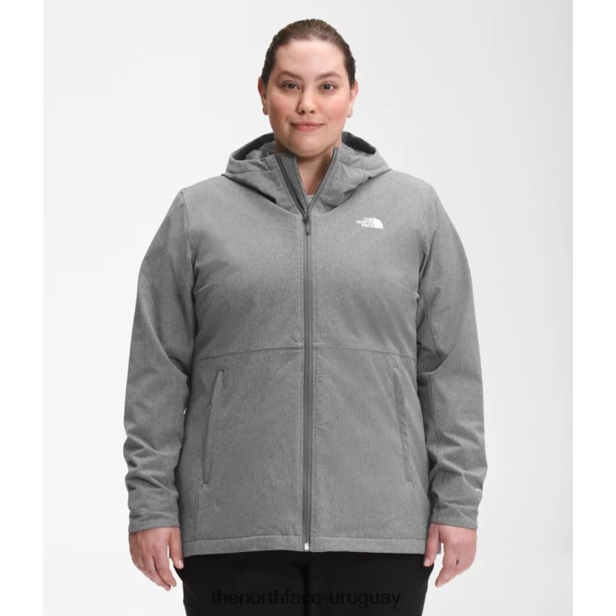 sudadera con capucha de shelbe raschel para mujer 2RRLTN4925 gris The North Face