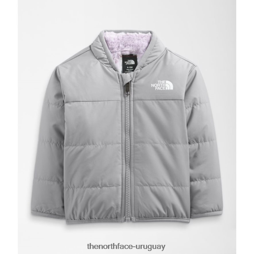 chaqueta reversible para bebé mossbud 2RRLTN5325 gris The North Face