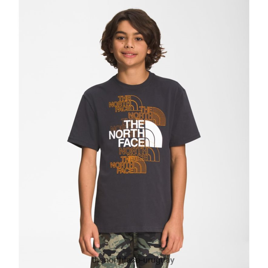 camiseta gráfica de manga corta para niño 2RRLTN5955 gris The North Face