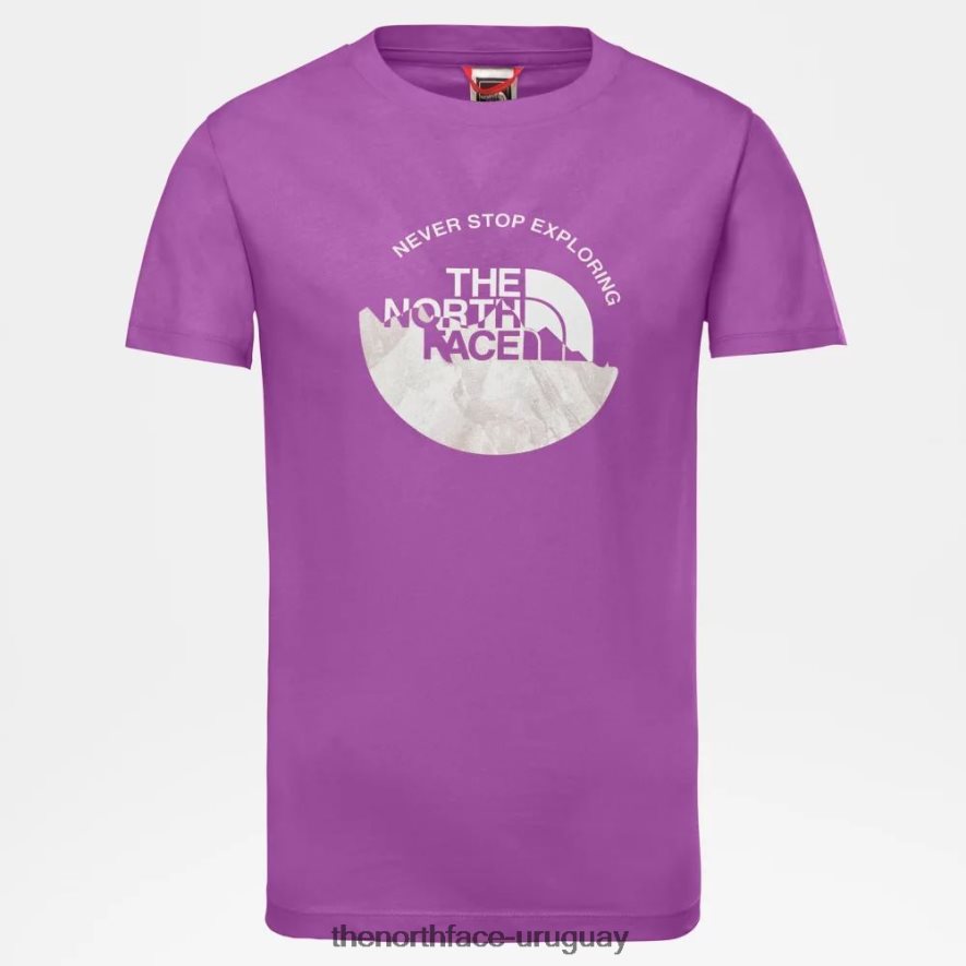 camiseta juvenil 2RRLTN2302 violeta dulce The North Face