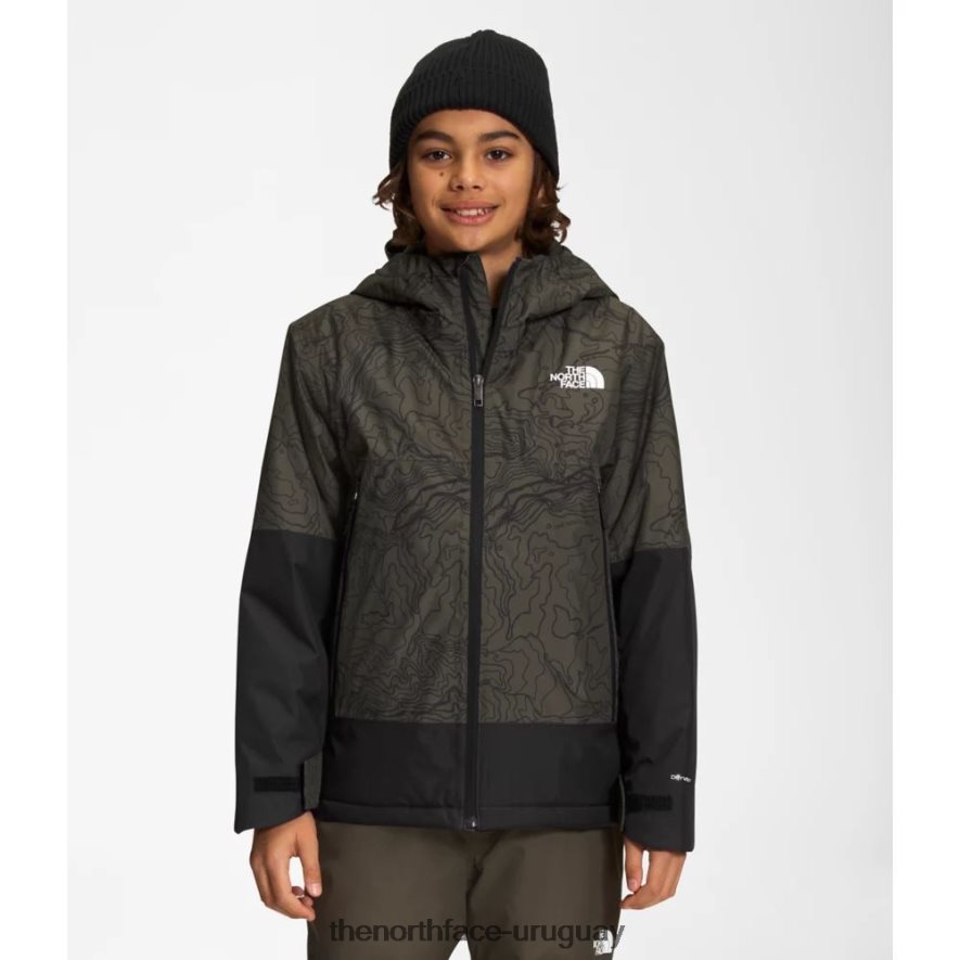 chaqueta aislante freedom para niños 2RRLTN5347 verde pardo The North Face