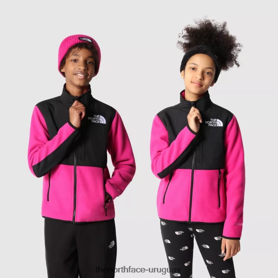 chaqueta denali adolescente 2RRLTN1665 rosa fucsia The North Face