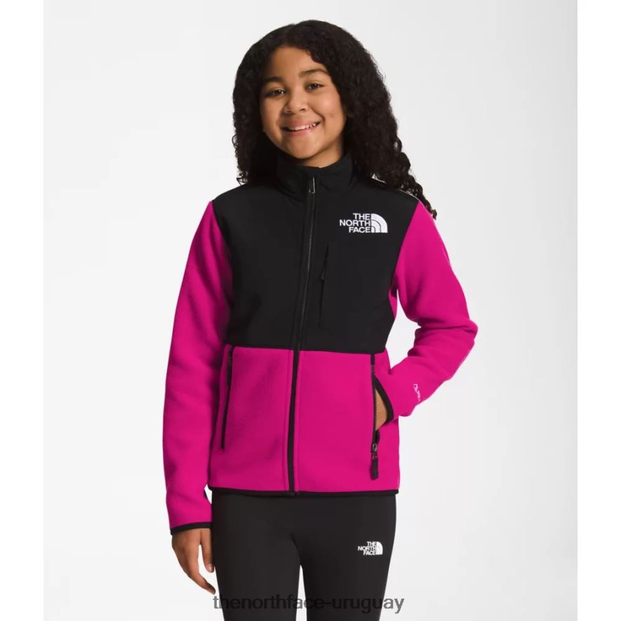 chaqueta denali adolescente 2RRLTN5350 rosa fucsia The North Face