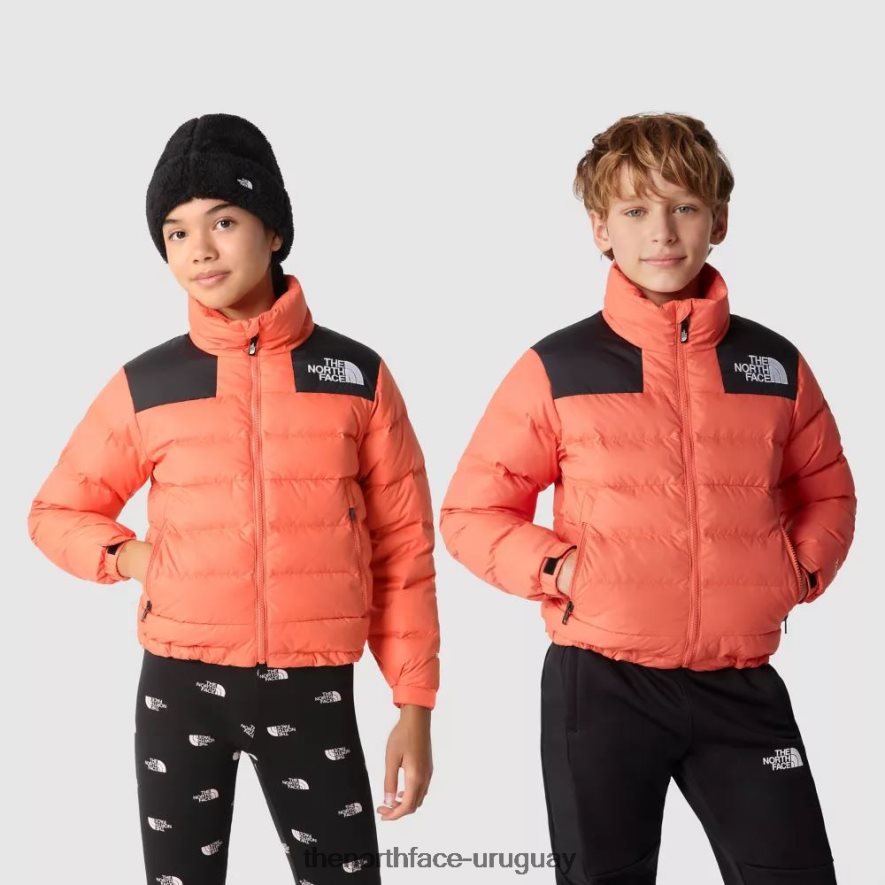 chaqueta macizo juvenil 2RRLTN2287 naranja resplandor The North Face