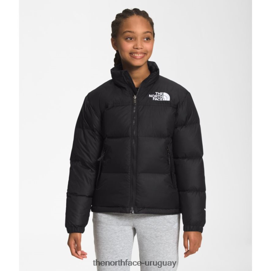 chaqueta nuptse retro adolescente 1996 2RRLTN6019 negro The North Face