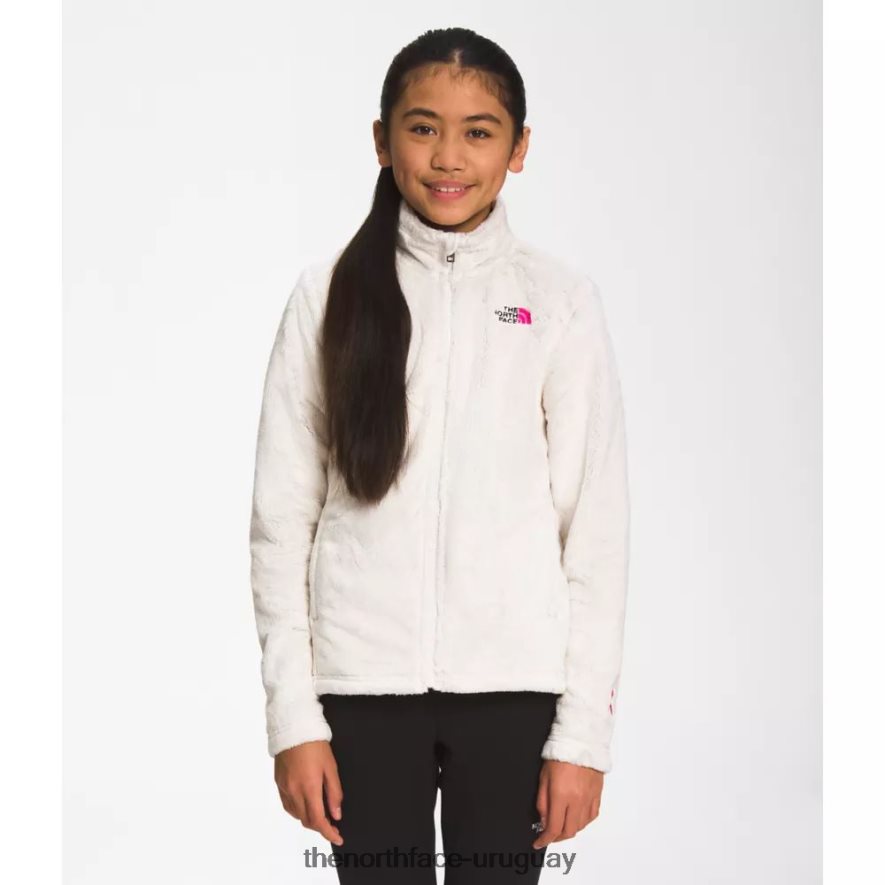 chaqueta osolita con cremallera completa para niña 2RRLTN5942 blanco The North Face