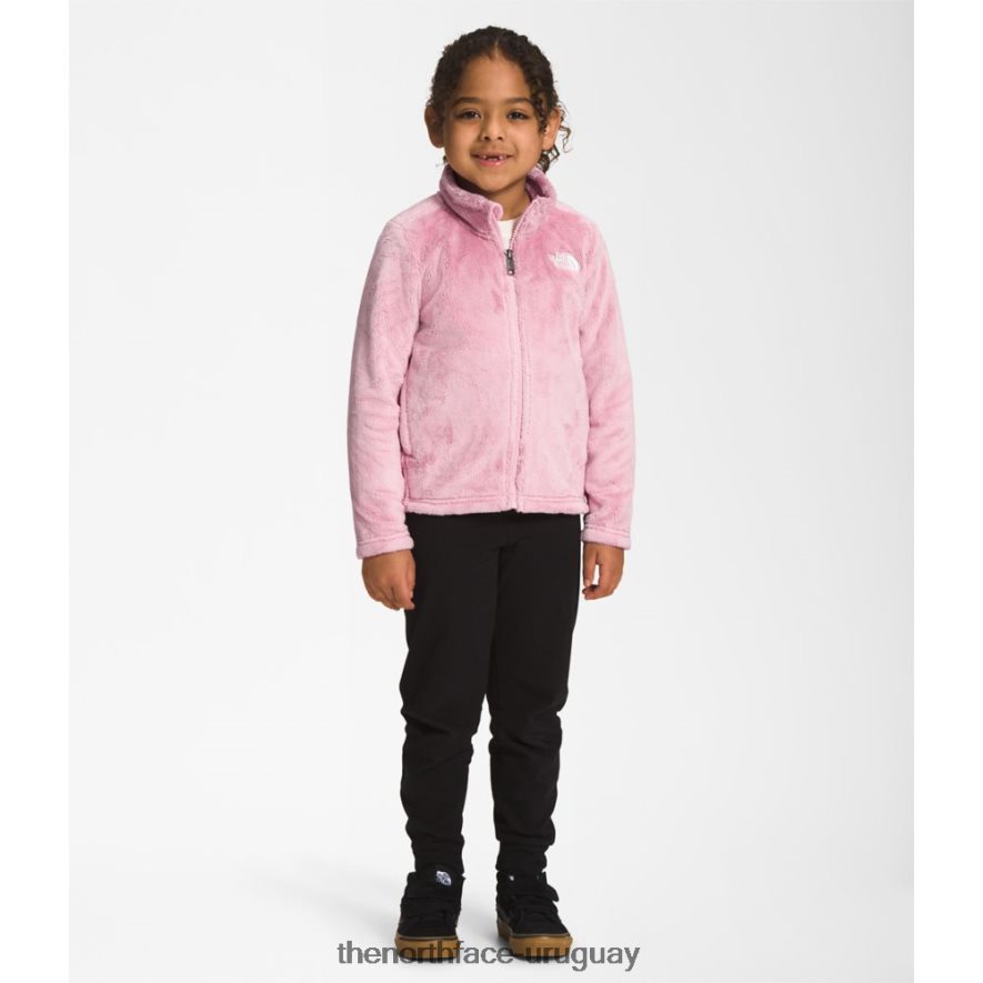 chaqueta osolita con cremallera completa para niños 2RRLTN5904 camafeo rosa The North Face